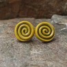 Kolczyki Zielone Spiralki