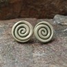 Kolczyki Zielone Spiralki
